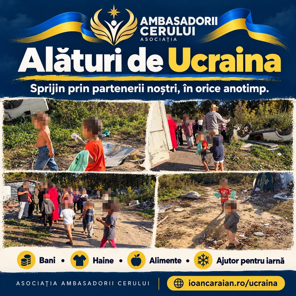 Alături de Ucraina — campanie umanitară